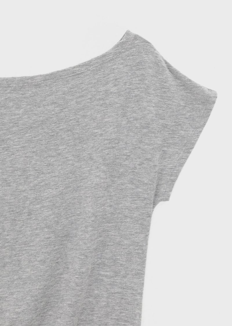 [MADE] Tepo Dolman Boat Neck Short Sleeve Top