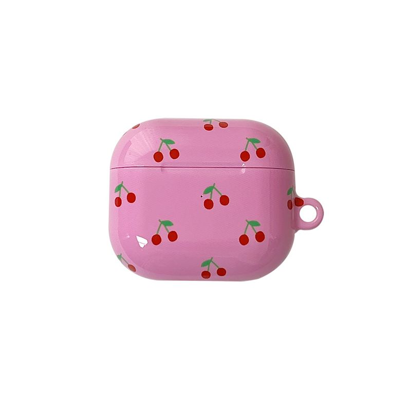 allthesamestudio(オールザセイムスタジオ)の「cherry glossy airpods case (pink)(Smartphone Accessories)」