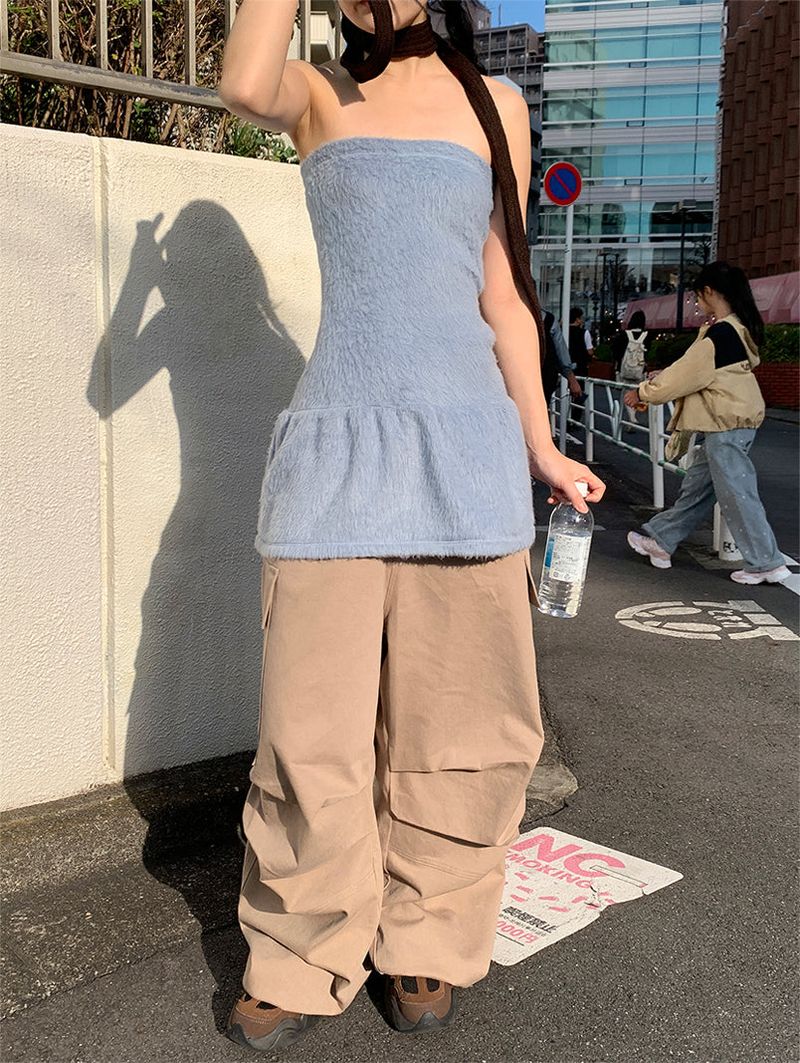 MINK TOP FLARE DRESS (2C)