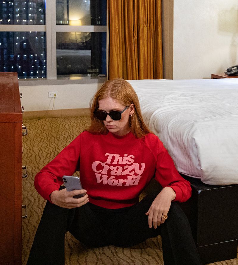 TCW crop sweatshirt
