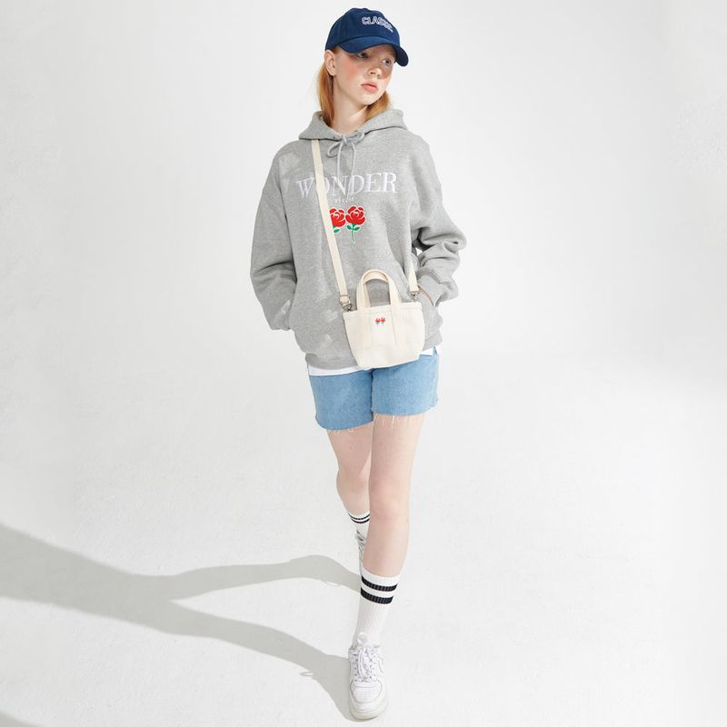 Logo mini cross bag [Ivory]