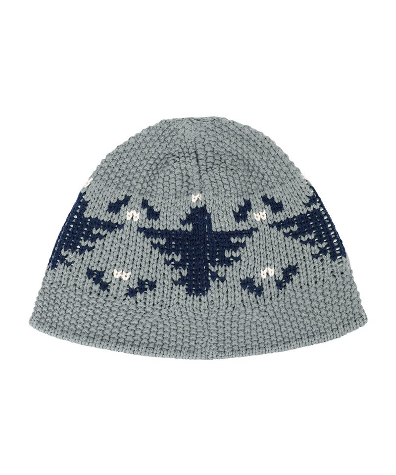 EAGLE KNIT BUCKET HAT