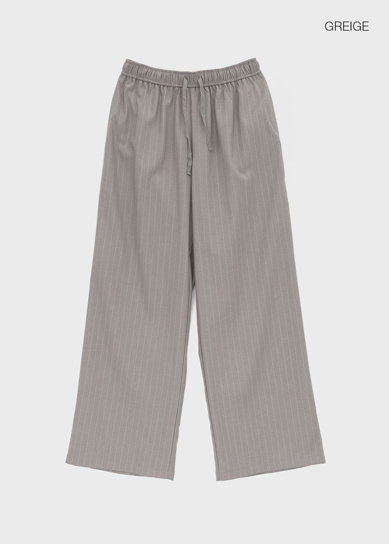 [MADE] Peplin Stripe Elastic Waist Pants