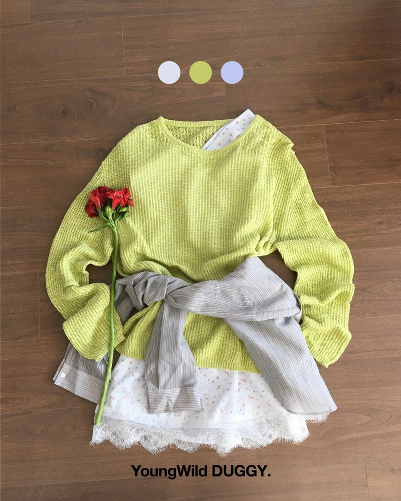 Lily Drape Knit (4color)
