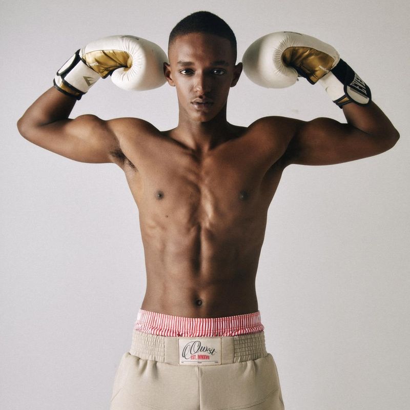 Boxing Beige Shorts