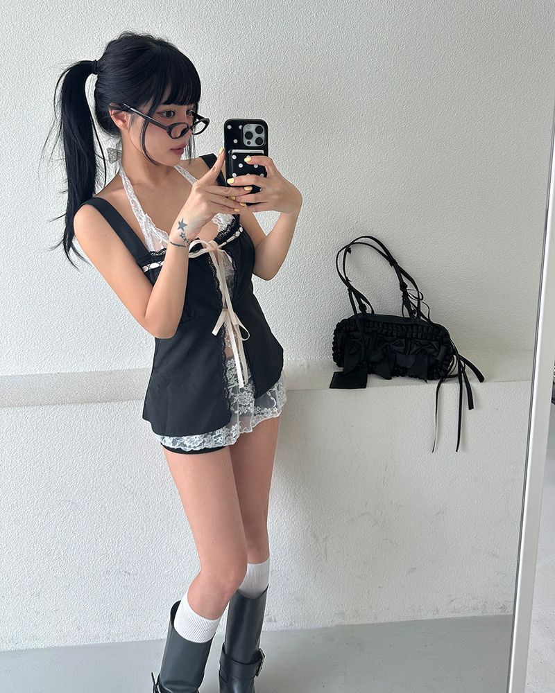 Sugar Ribbon Blouse Bustier