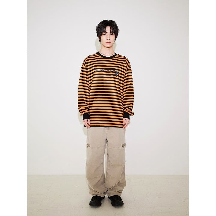 1989STANDARD（1989スタンダード）の「PUNK MANIA Middle Stripe Long sleeves (SSLSTD-0240)（Tops）」