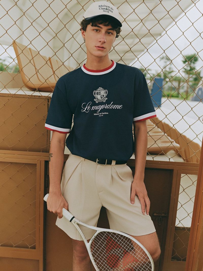 DVRK（ダーク）の「DVRKプライブメジャードームTシャツ - ミッドナイトブルー（トップス）」