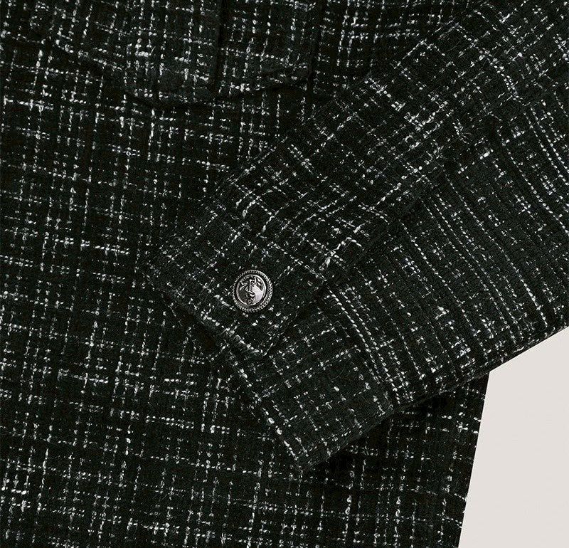 [F/W] Black line tweed jacket(2color)