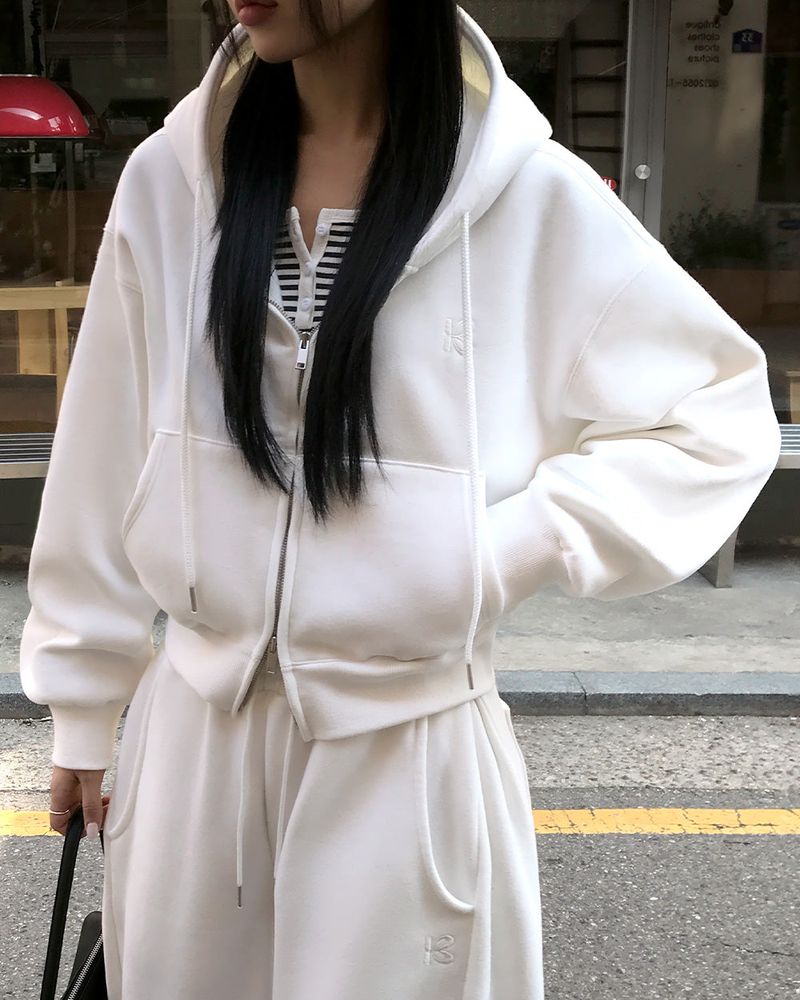 [ORIGINAL] Tibet 2-Way Cropped Hood Zip-Up