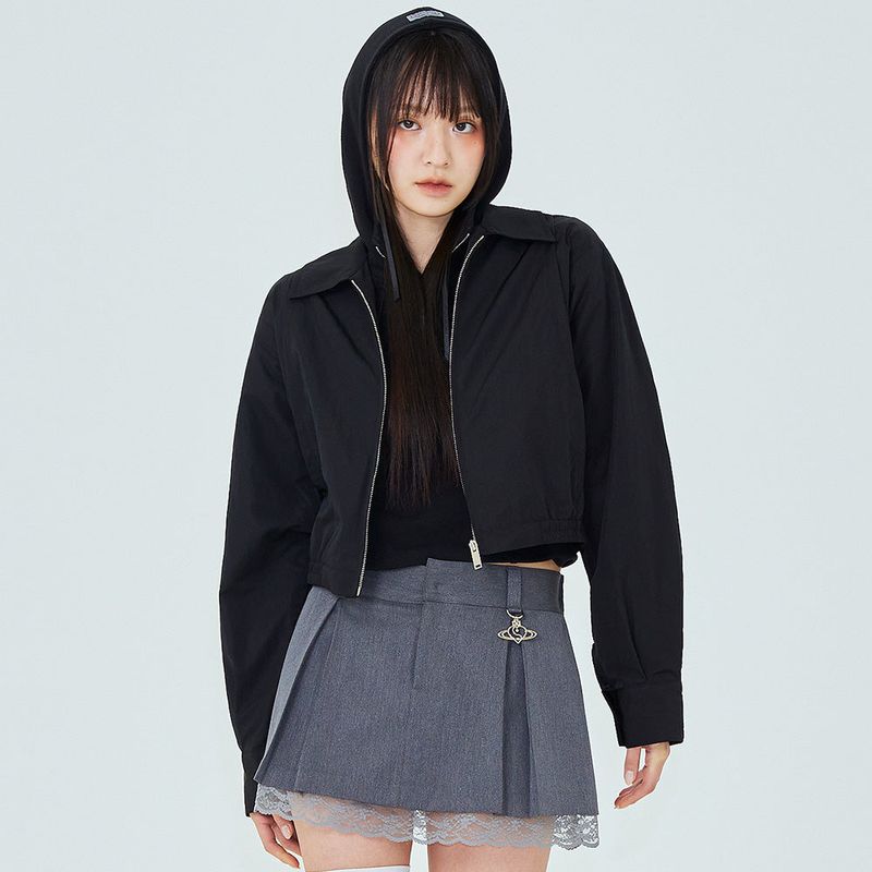 CRACK JUMPER IN BLACK