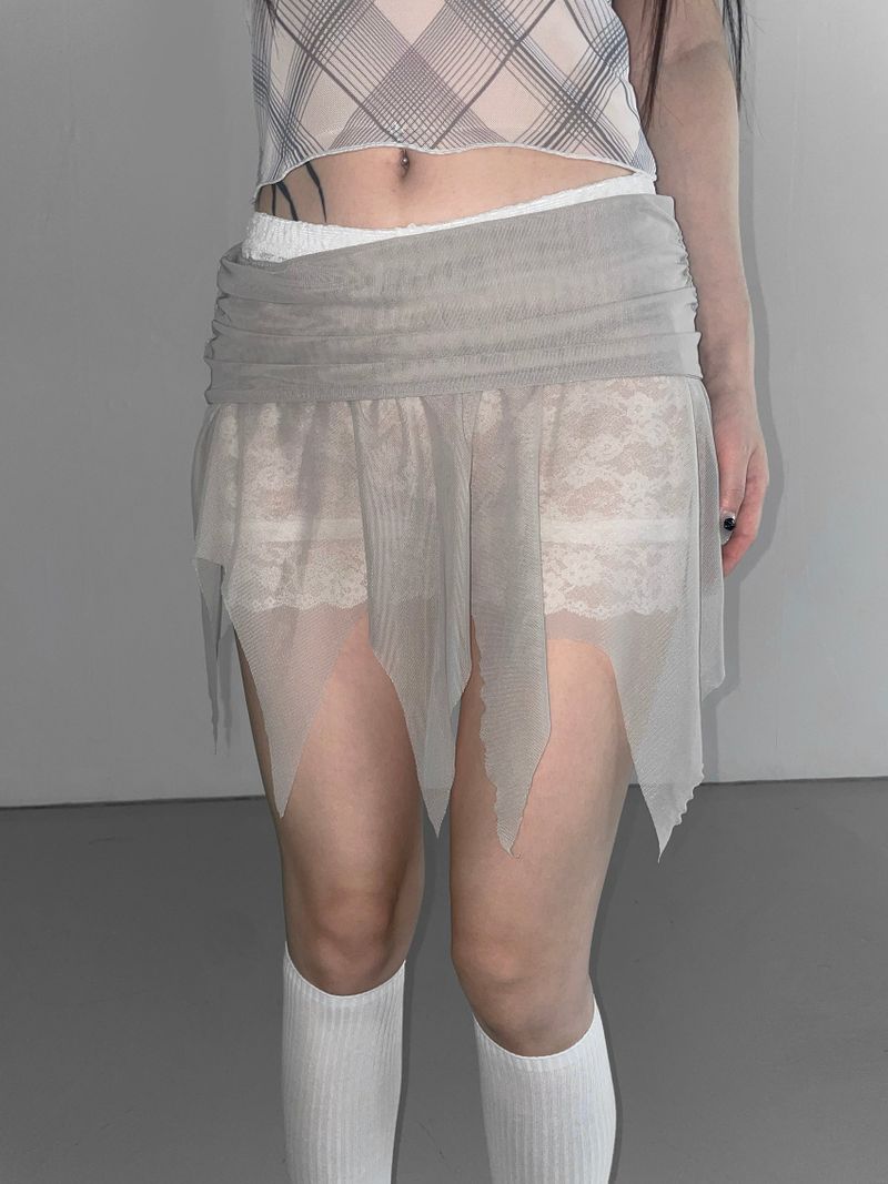 flip mesh layered sk(3 color)
