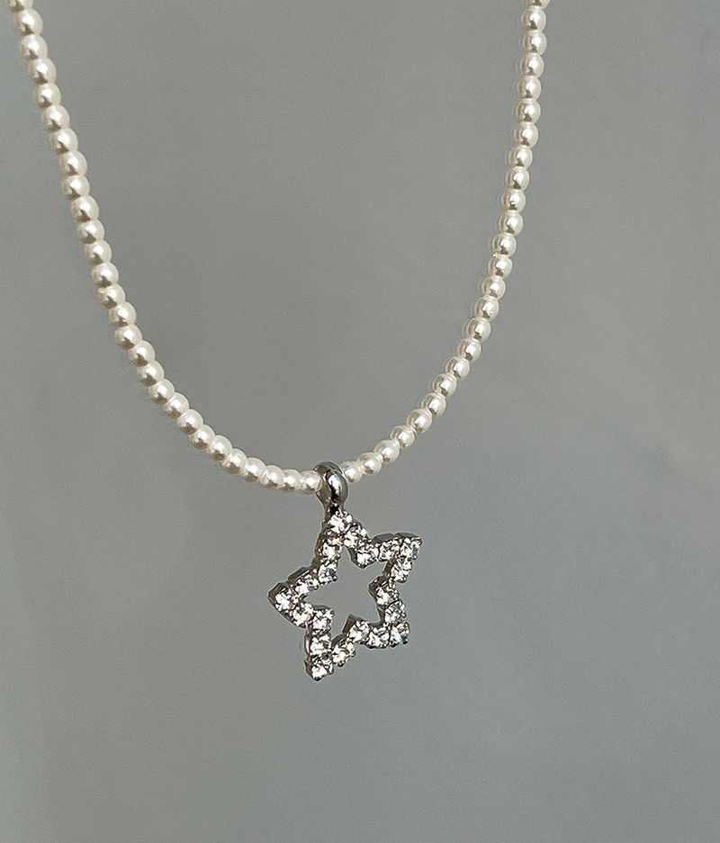 pearl star necklace