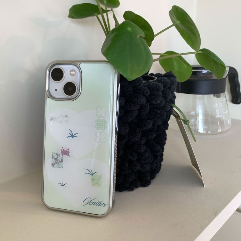 [MADE][Epoxy Silver Bumper Case] Spring-Scented Pieces