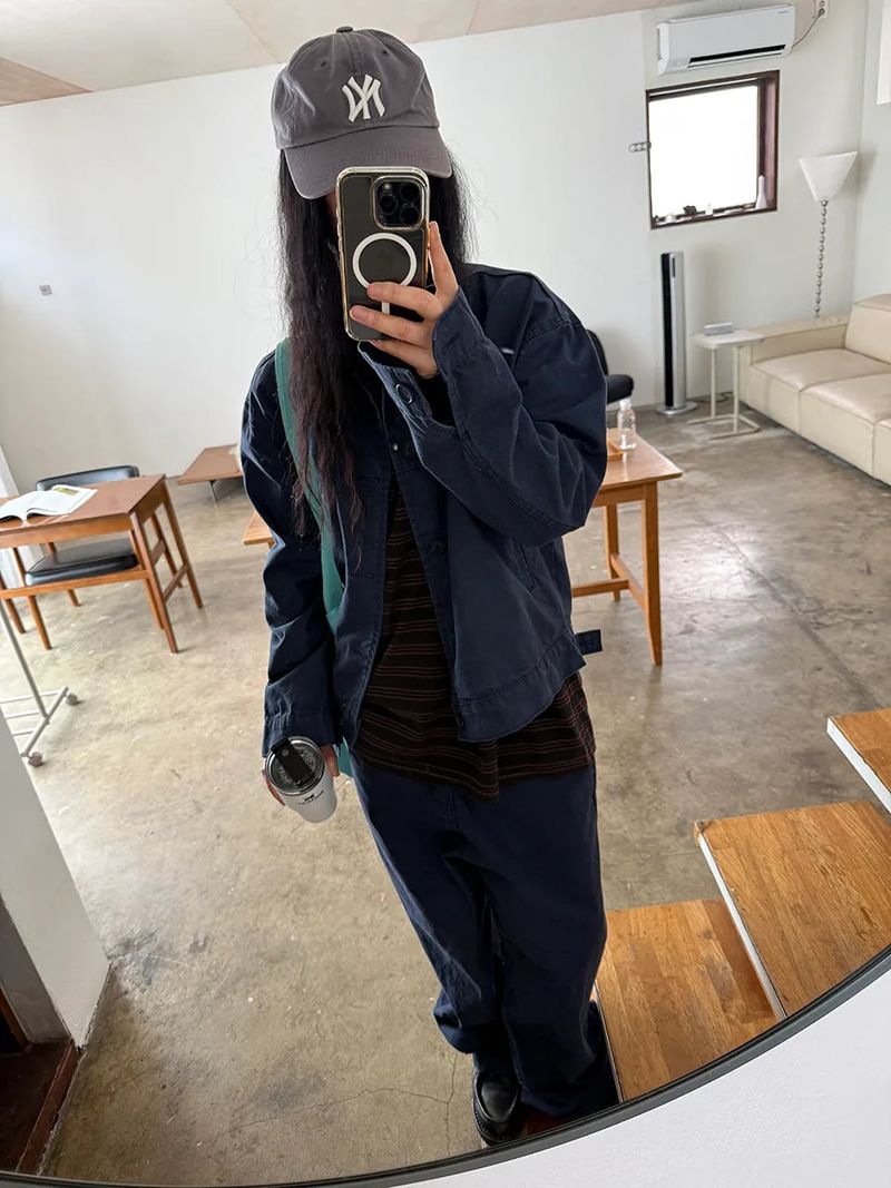 cachion washing work jacket