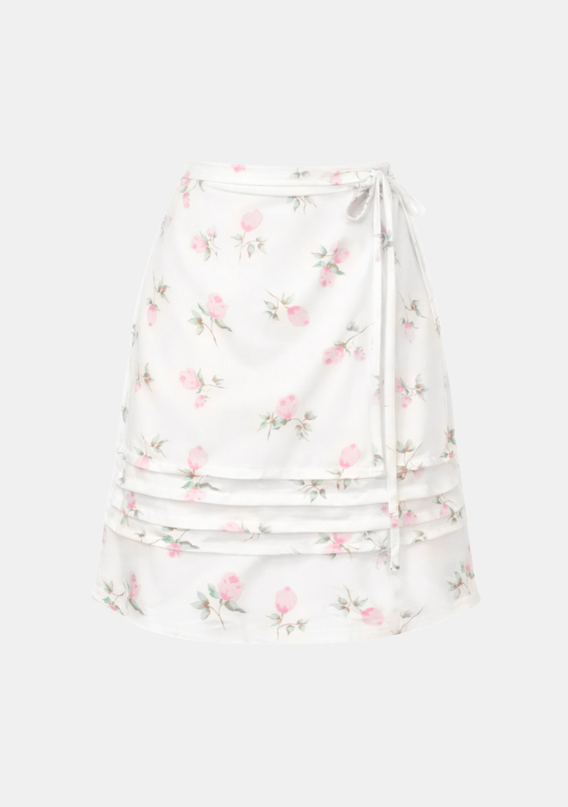 Nemi Layered Floral Skirt