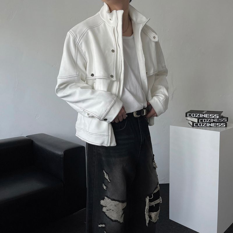 OWN Boyan Suede Neck Collar Jacket (3 colors)