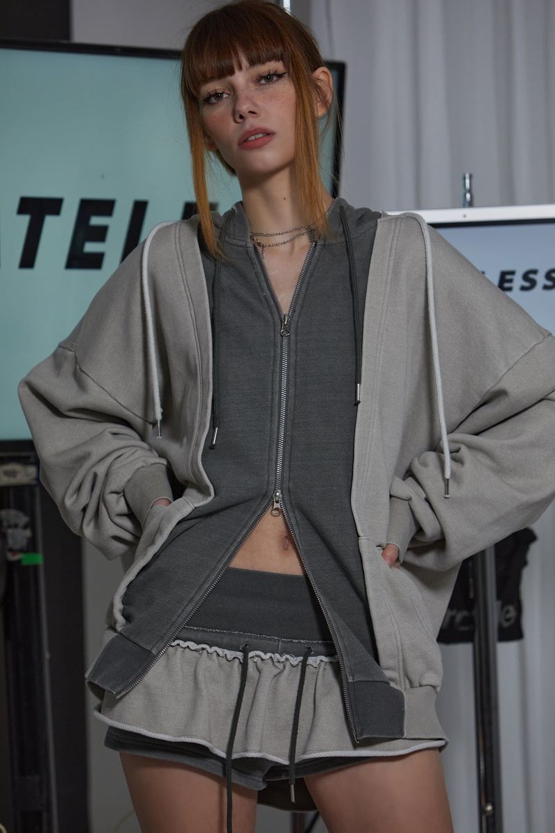 VINTAGE DOUBLE ZIP-UP