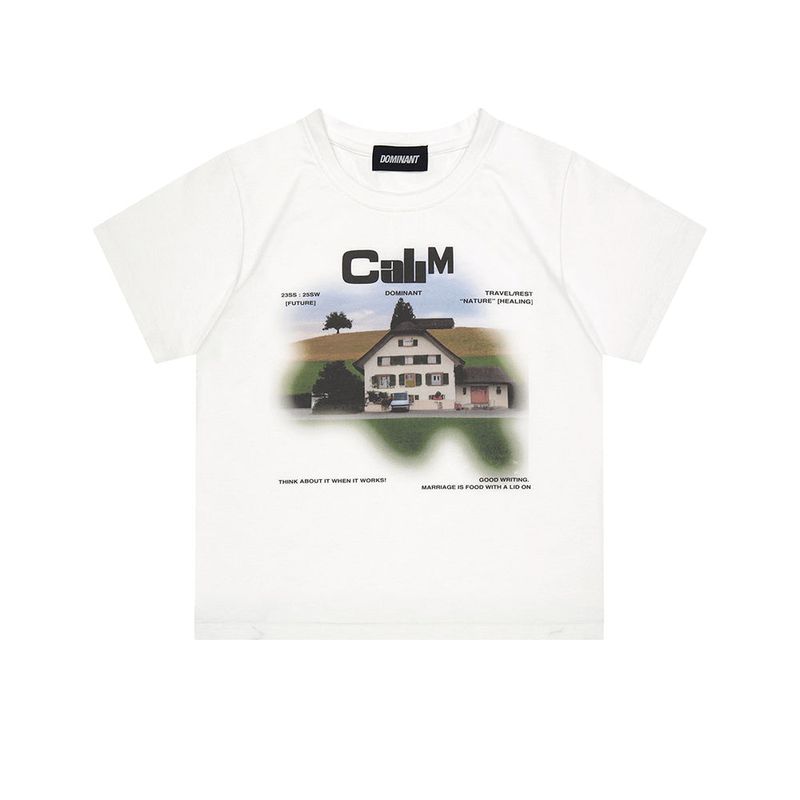 dominant（ドミナント）の「Calm Crop Tee White（Tops）」