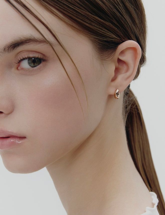 hyeres lor（イエール・ロール）の「26SS★ Truvion Silver One-Touch Earrings S（Accessories）」