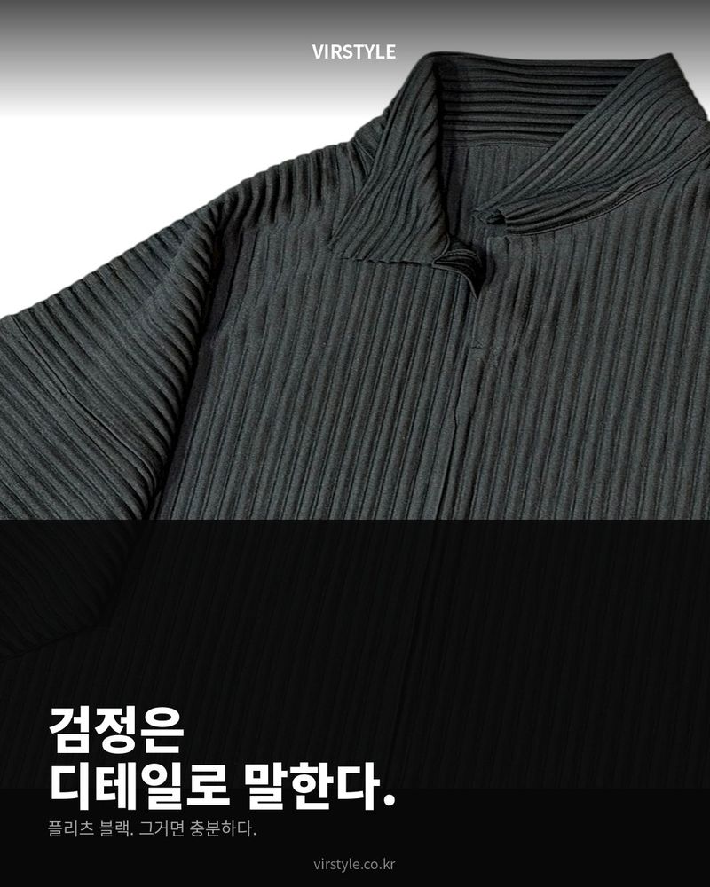[ VIR Style Original ] INKKI Buttonless Pleated Wide Half Pants 