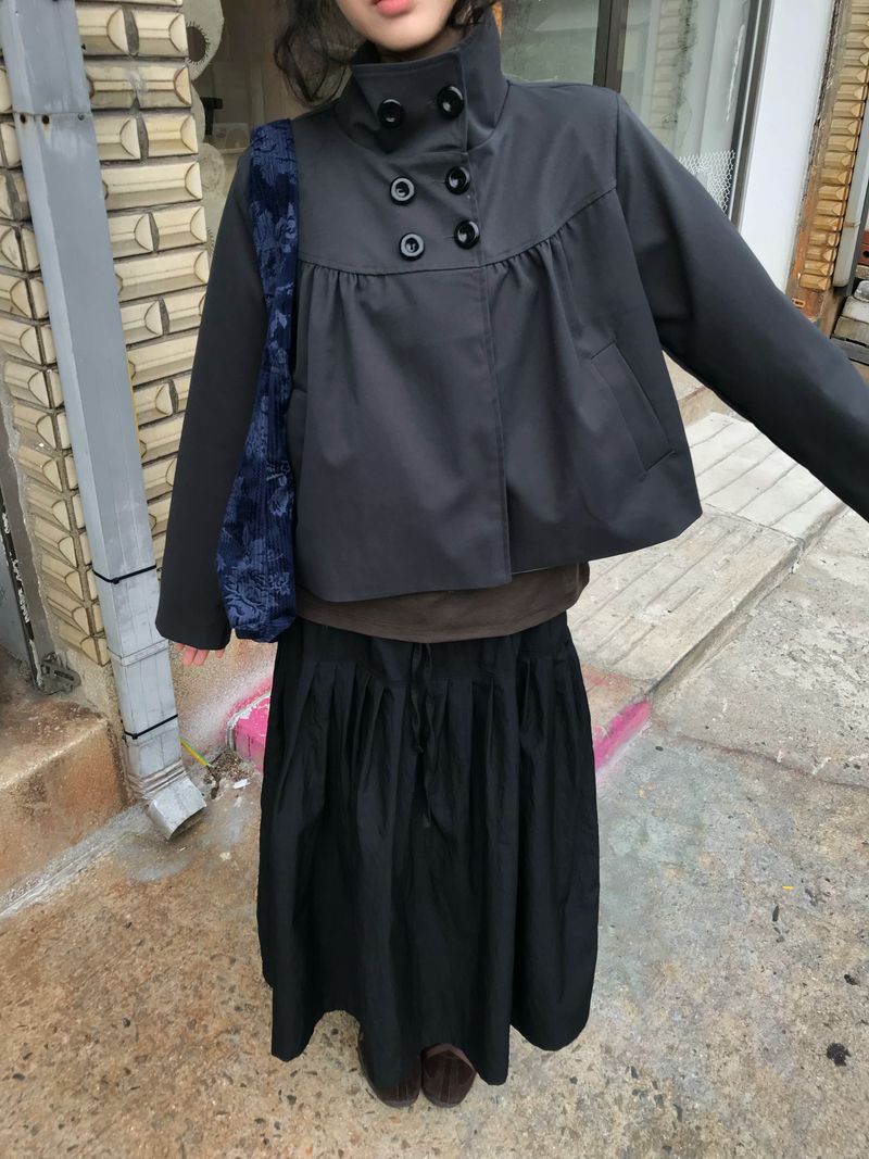 ショート ダブルブレストジャケット
