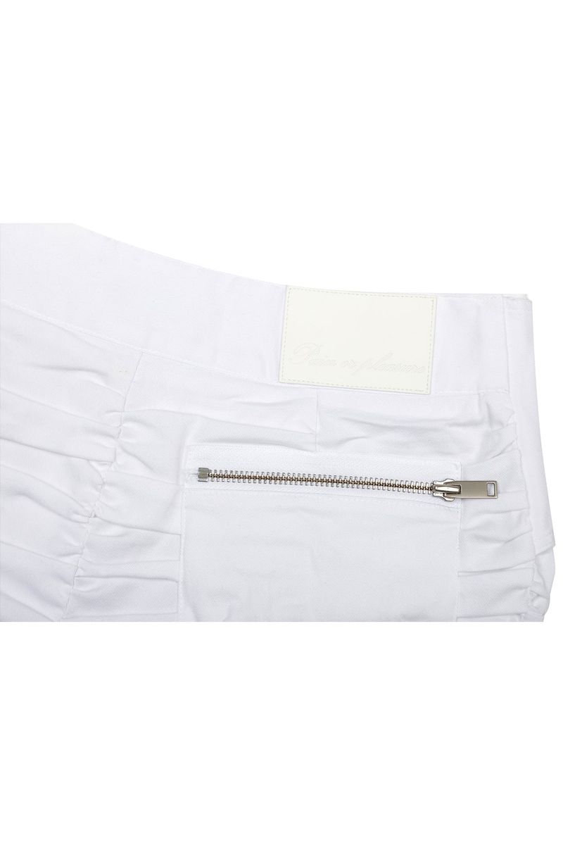 VIOLA BELTED SHORTS ivory