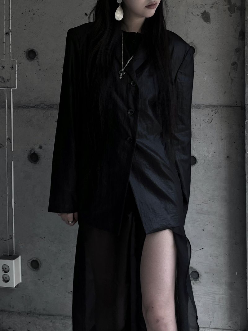 cliche wave anorak jacket (2color)