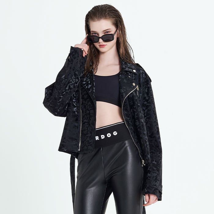Faux Leather Biker Jacket