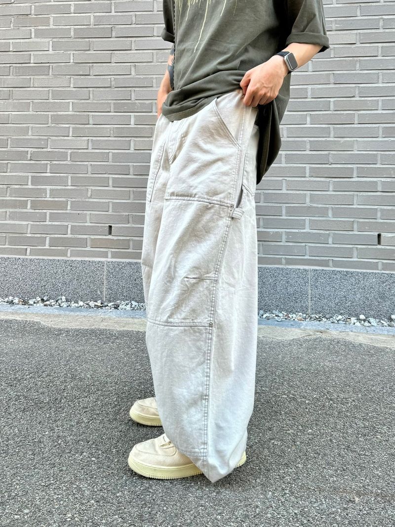 Stitch Dig Snap Wide Pants 2C
