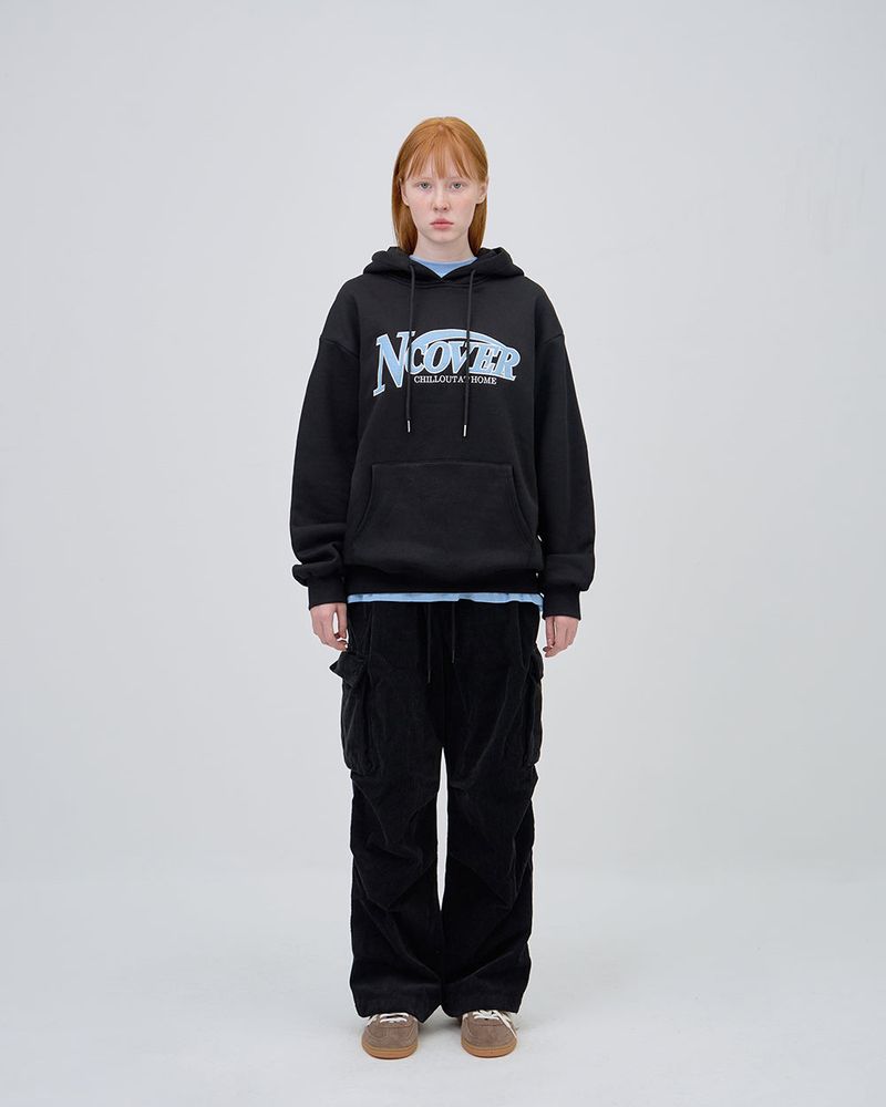 SWING LOGO HOODIE - BLACK