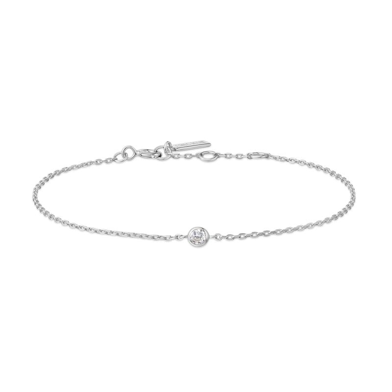 ANIA HAIE（アニア ハイエ）の「シルバースパークルベゼルロジウムプレーティング + 925シルバーブレスレット B062-01H（アクセサリー）」