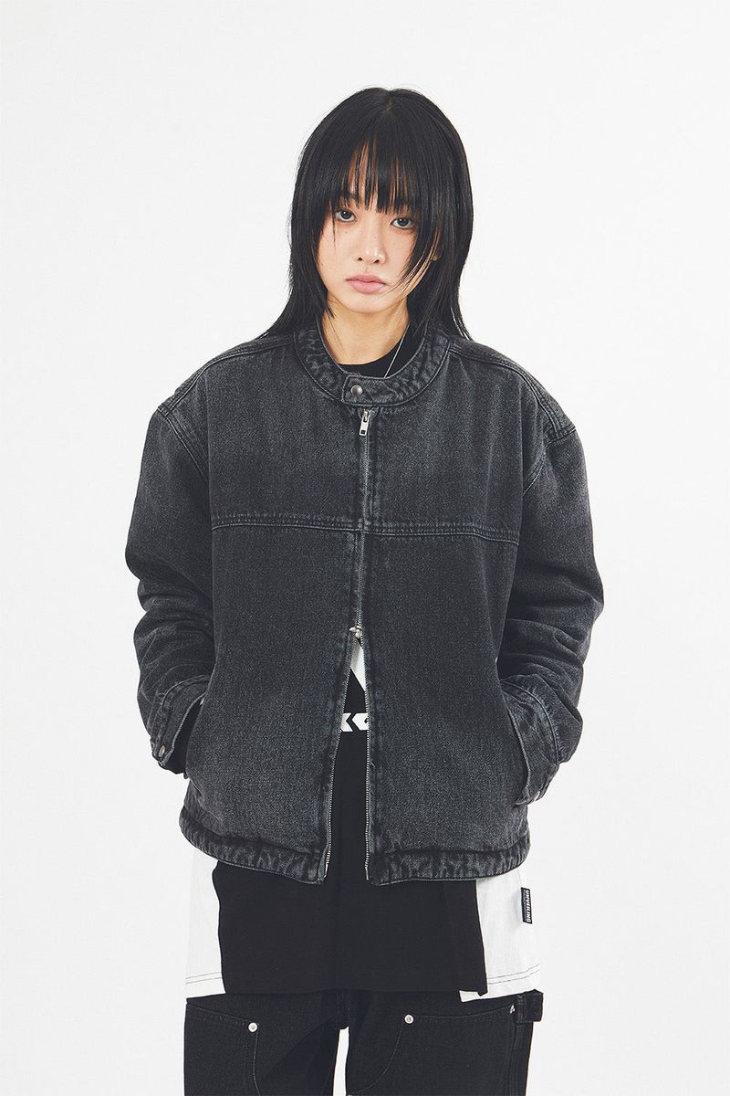 Raucohouse(ラウコハウス)の「Porto snap 2-way zip-up jacket(Jackets/Outerwear)」