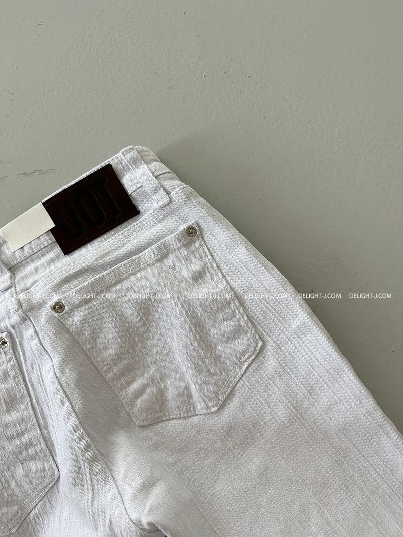 Basic Low-Rise Bootcut Pants