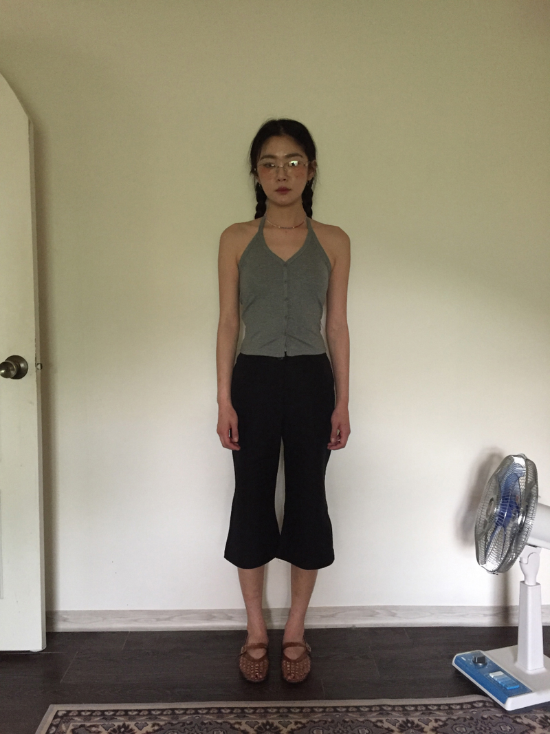 DUGGY（ダギー）の「Reburton halterneck cap sleeveless (4color)（Tops）」