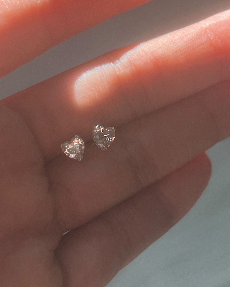 Bijou cubic earring (silver)