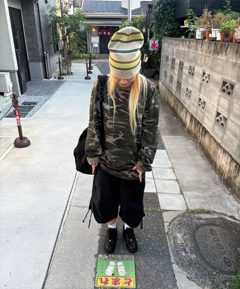 MYDEEPBLUEMEMORIES（マイディープブルーメモリーズ）の「MM SYMBOL LOGO CAMO LONG SLEEVE #3（Tops）」
