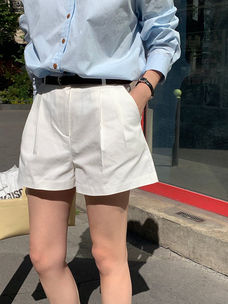 [MADE] Dears Cotton Pintuck Shorts