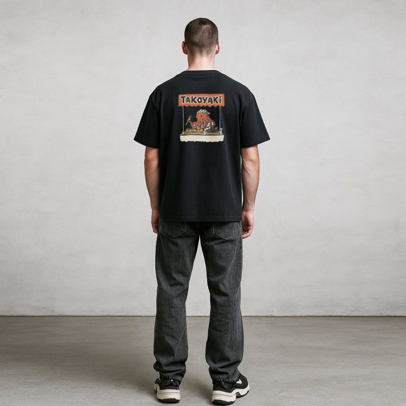 driftout(ドリフトアウト)の「Takoyaki Octopus T-Shirt (3color)(Tops)」