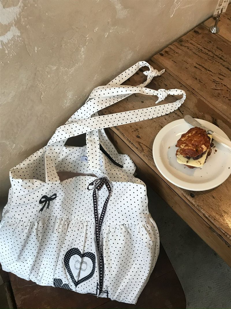 Polka Dot Shoulder Bag