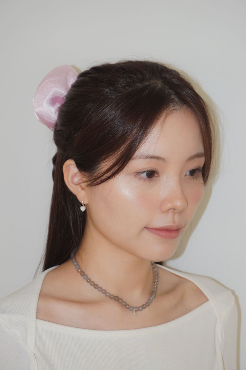 [MADE]HEART FLOWER EARRING (only heart 2ps)