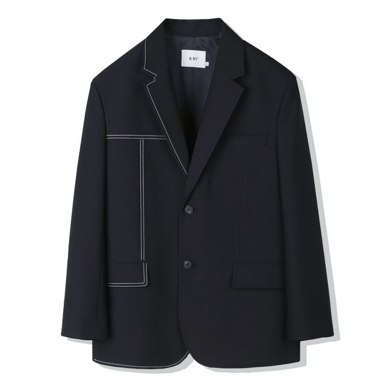 HALF STITCH SINGLE BLAZER
