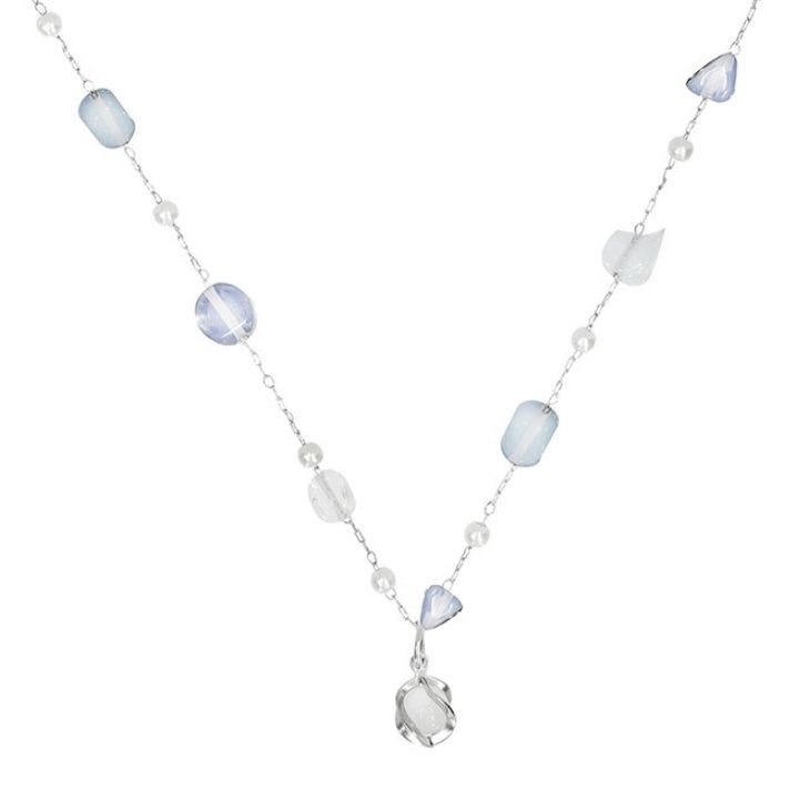 [LAN ARCHIVE] Clear Beaded Chain Necklace