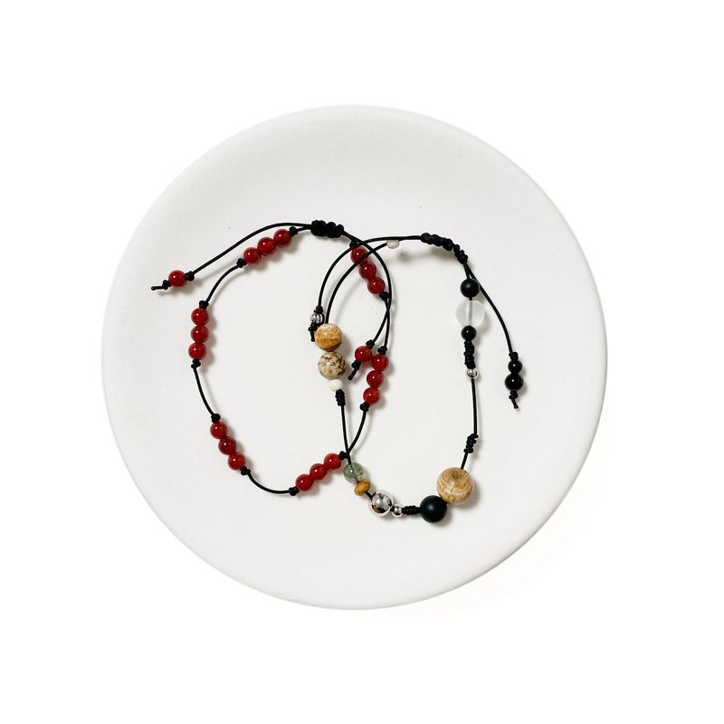Red gemstone bracelet