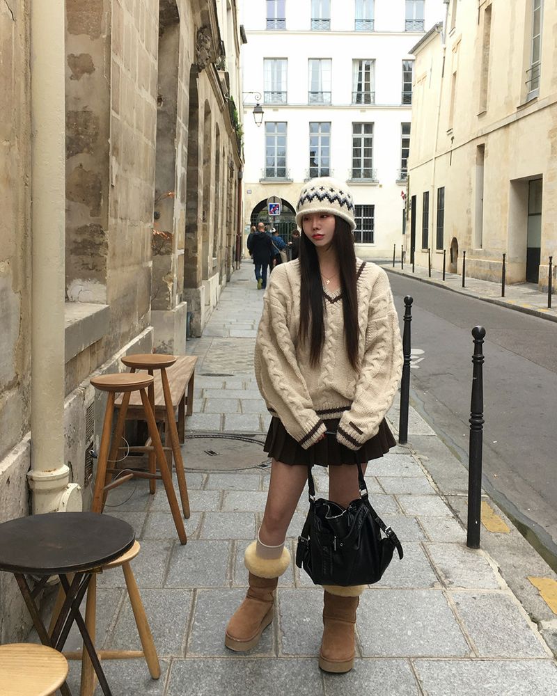 [ORIGINAL] After Platform Long Mouton Boots