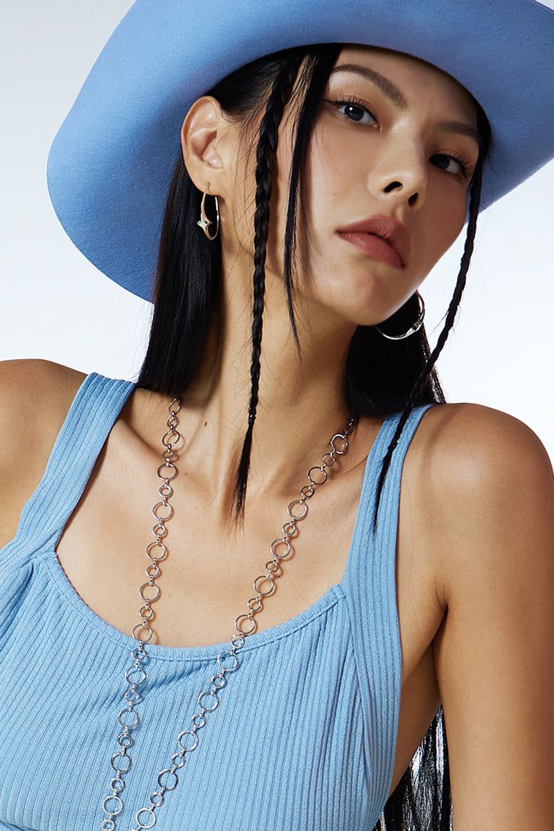 New Shine Star Hoop Earrings (S)