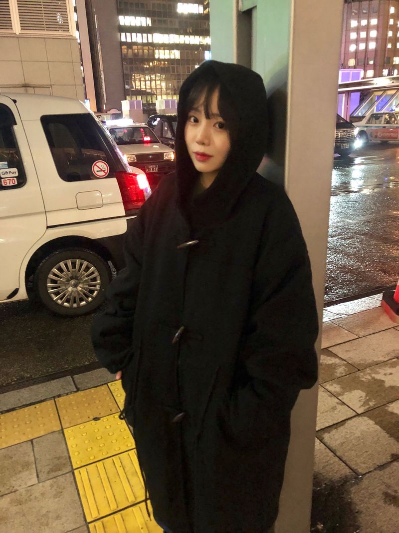 (quilted beam)Miyuki long hood duffle coat