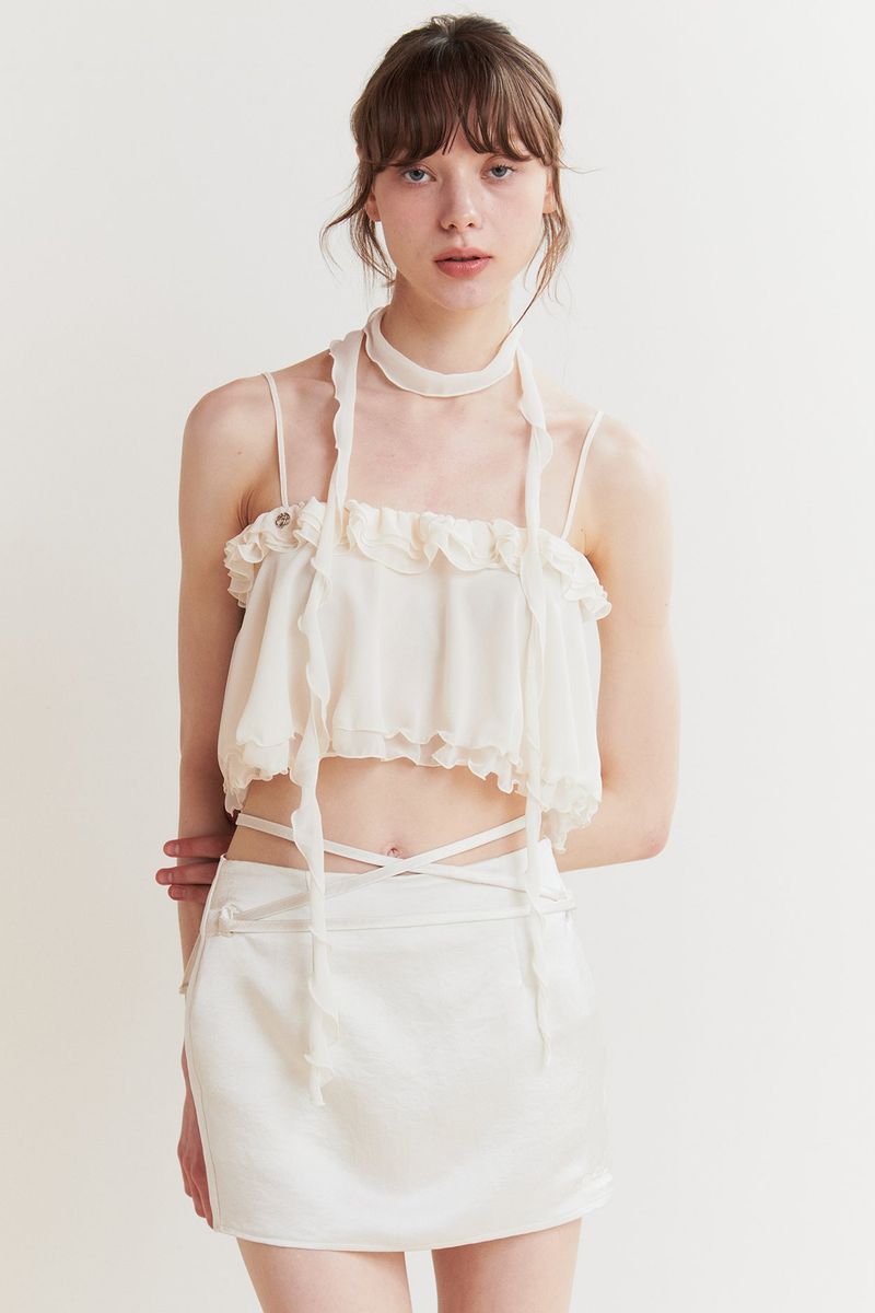 JADE MINI SKIRT cream
