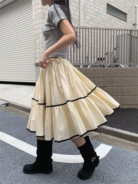 JAZZ THE ORDER(ジャズ ザ オーダー)の「TAPE FLARE RIBBON SKIRT (2C)(Skirts)」