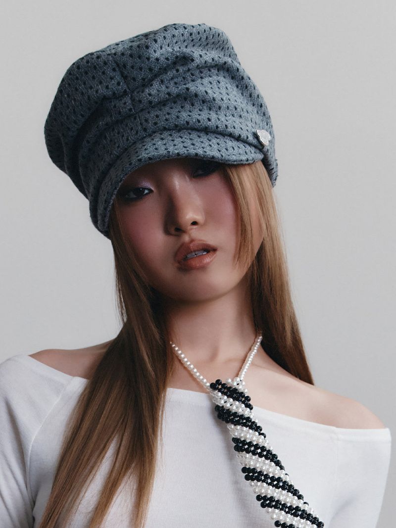 Eireve（エイレブ）の「SOFIA CAP (POLKA DOT GREY)（Hats）」